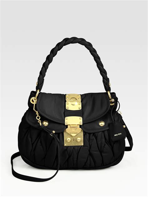 miu miu black coffer bag|miumiu bags for women.